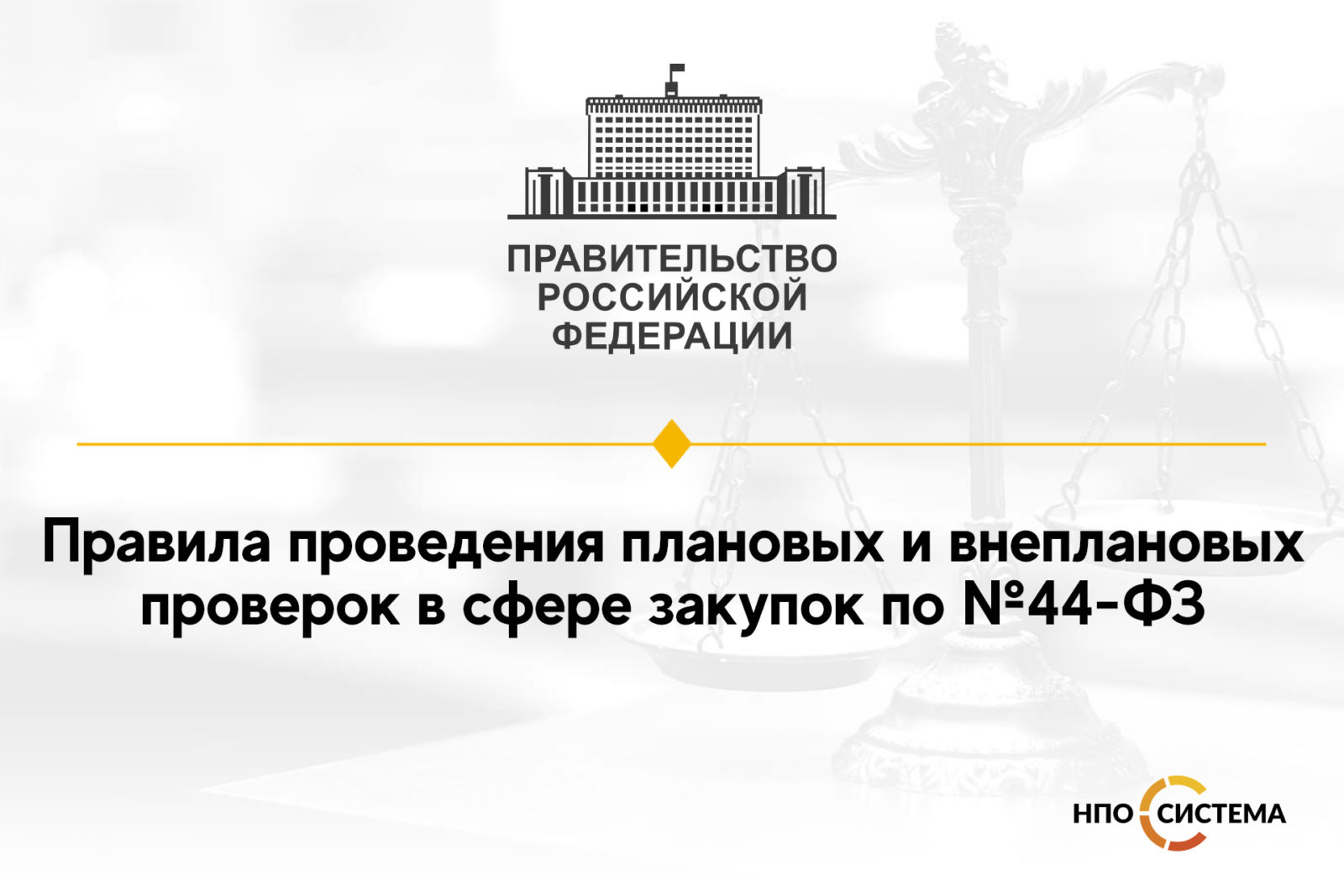You are currently viewing Определены правила проведения проверок по №44-ФЗ