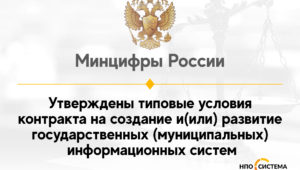 Типовые условия контракта на развитие государственных информационных систем