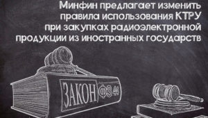 Использование КТРУ при закупках «запрещённой» радиоэлектроники
